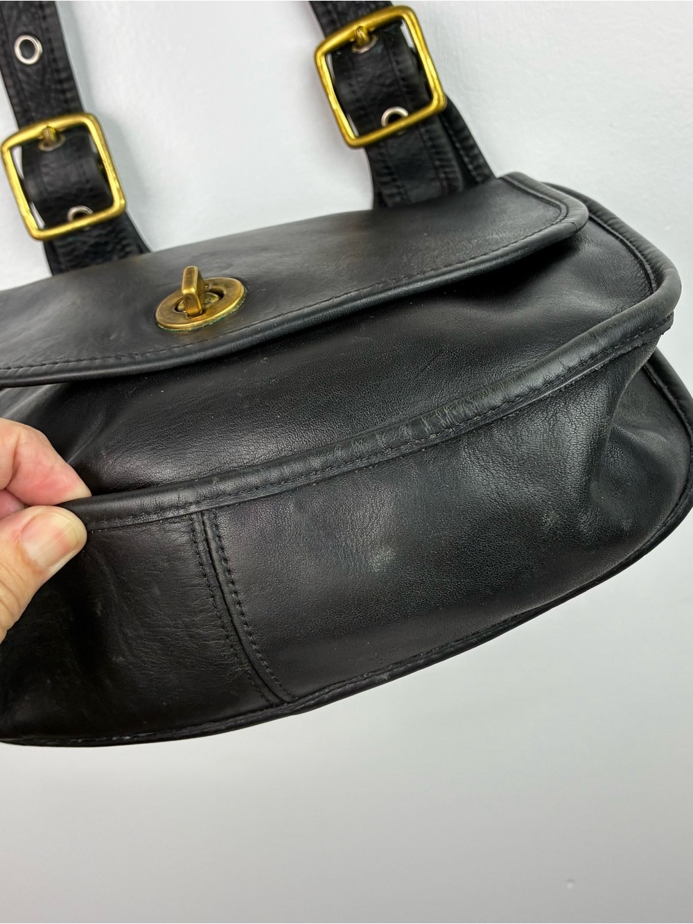 Coach Vintage 1990’s 9988 Berkeley Crescent Saddle Bag - Picture 3 of 10